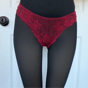 Bare Necessities Red Lace Panties - women’s panties